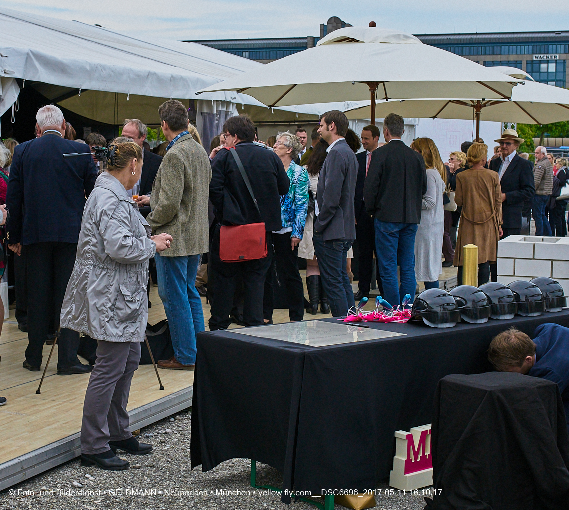 11. Mai 2017 - Grundsteinlegung für die LOGE und dem Kulturquadrat in Neuperlach